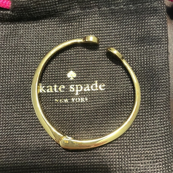 Kate Spade York Spot The Spade Bangle Bracelet with spade and diamond - Picture 11 of 16